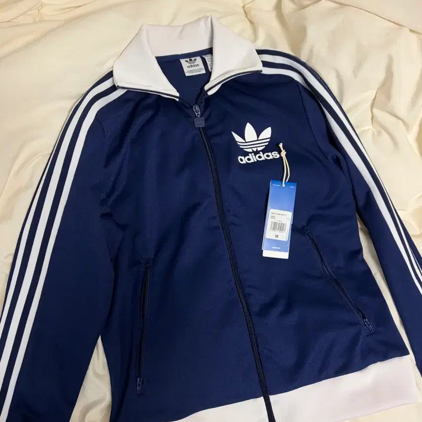 [BUNJANG] Adidas Beckenbauer Jersey Dark Blue Track Top / 아디다스 베켄바우어 져지 다크블루 트랙탑