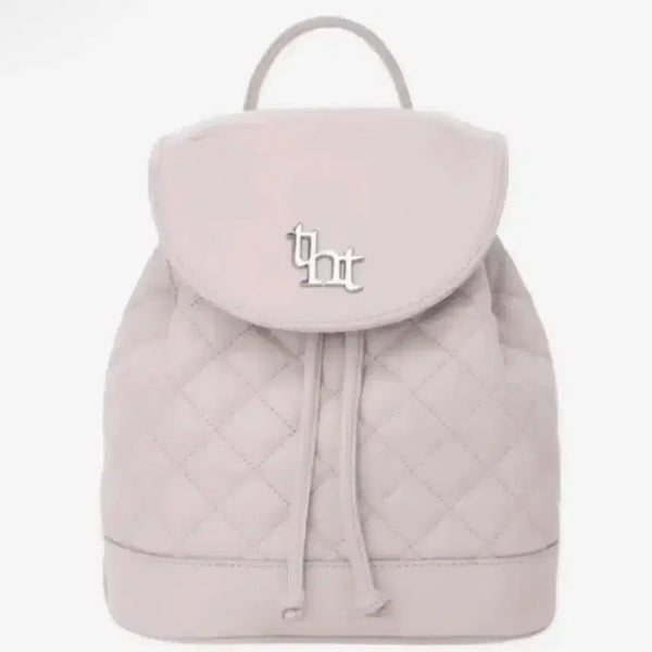 [BUNJANG] threetimes Acorn Quilted Backpack Pink / 쓰리타임즈 아콘 퀼티드 백팩 핑크 퀼팅 threetimes