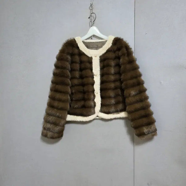 [BUNJANG] Cozy Soft Lightweight Fur Jumper (Size F) / 포근 부드럽고 가벼운 털 점퍼 F   n7702