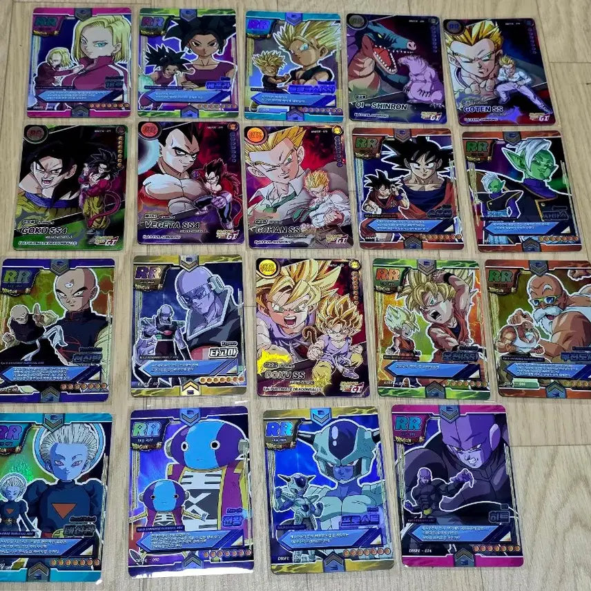 [BUNJANG] Dragon Ball GT RR Cards - 13 Types / 드래곤볼GT 카드 RR카드 13종