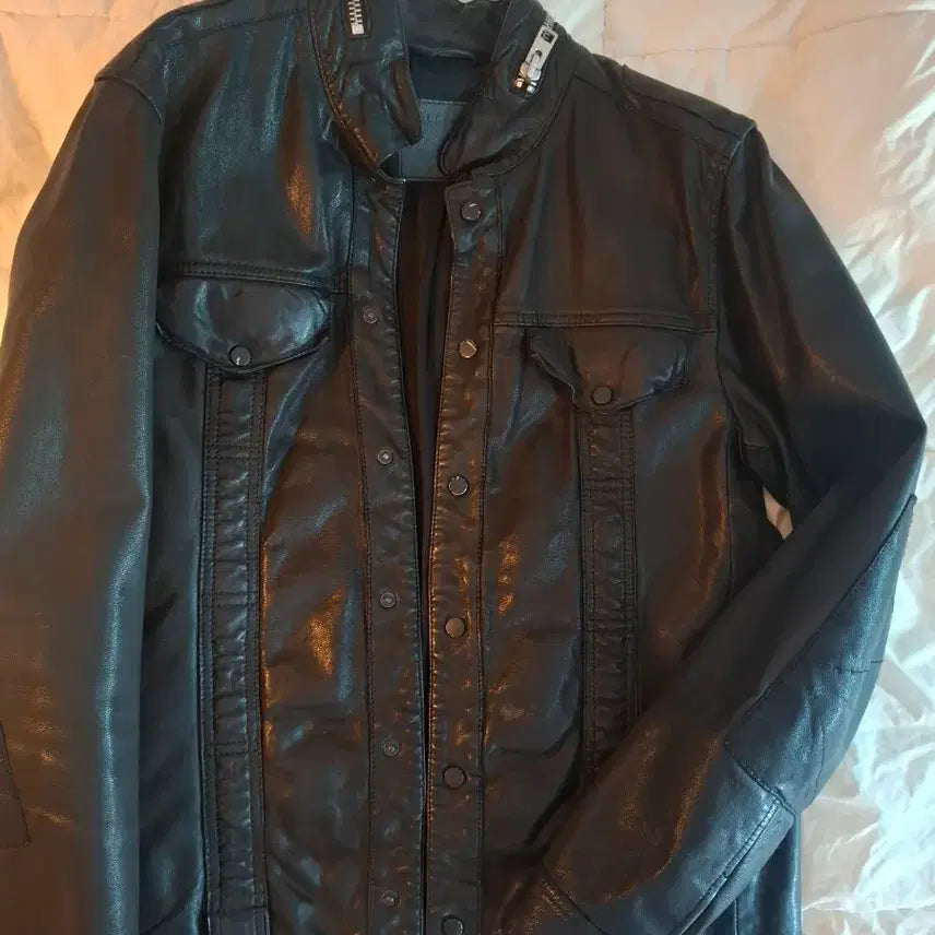 [BUNJANG] AllSaints Black Leather Jacket / 올세인트 allsaint 블랙 레더 자켓