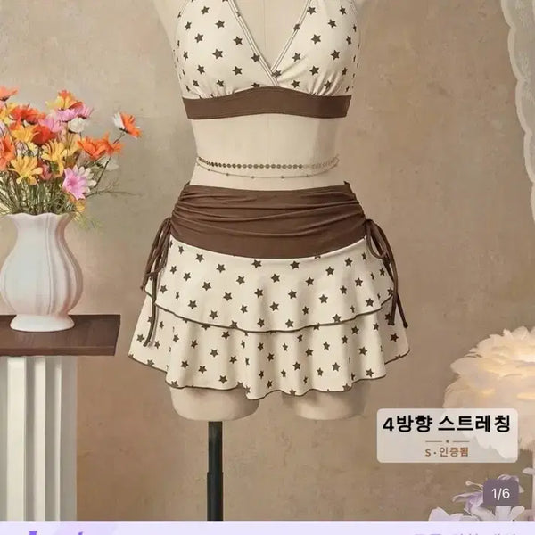 [BUNJANG] Two-Piece Swimsuit Set / 쉬인 투피스 수영복 세트 택배비 포함