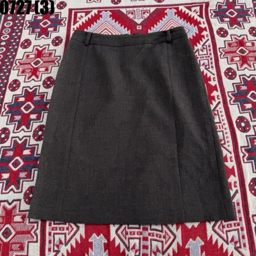 [BUNJANG] Joyce Basic H-Line Flare Skirt Charcoal / 조이스 기본 H라인 플레어 스커트 챠콜 7/27