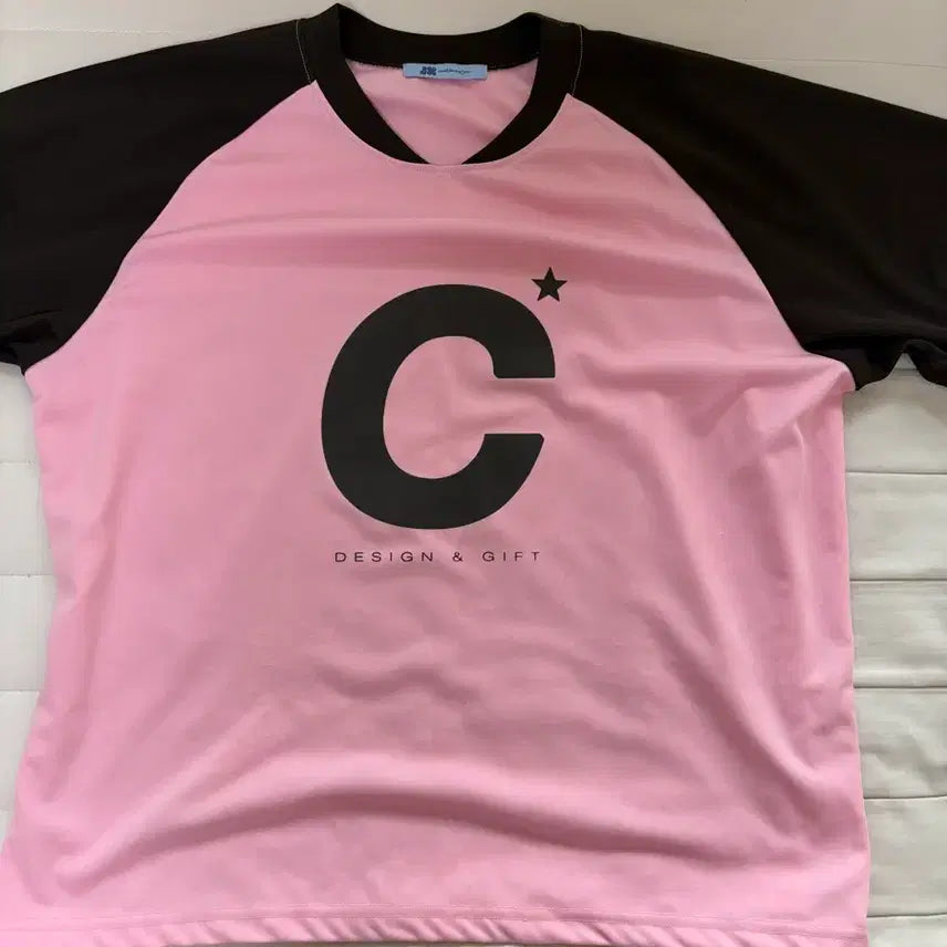 [BUNJANG] JX Choi Nagan Raglan T-Shirt Short Sleeve Pink Brown / 지초이 jx 지프트샵 나그랑 레글런 티셔츠 반팔 핑크브라운