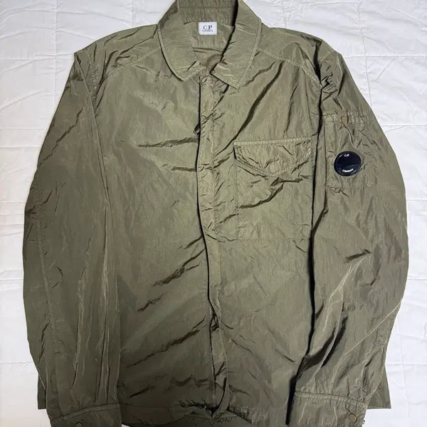 [BUNJANG] CP Company Chrome-R Overshirt Ivy Green / CP컴퍼니 크롬R 오버셔츠 아이비그린