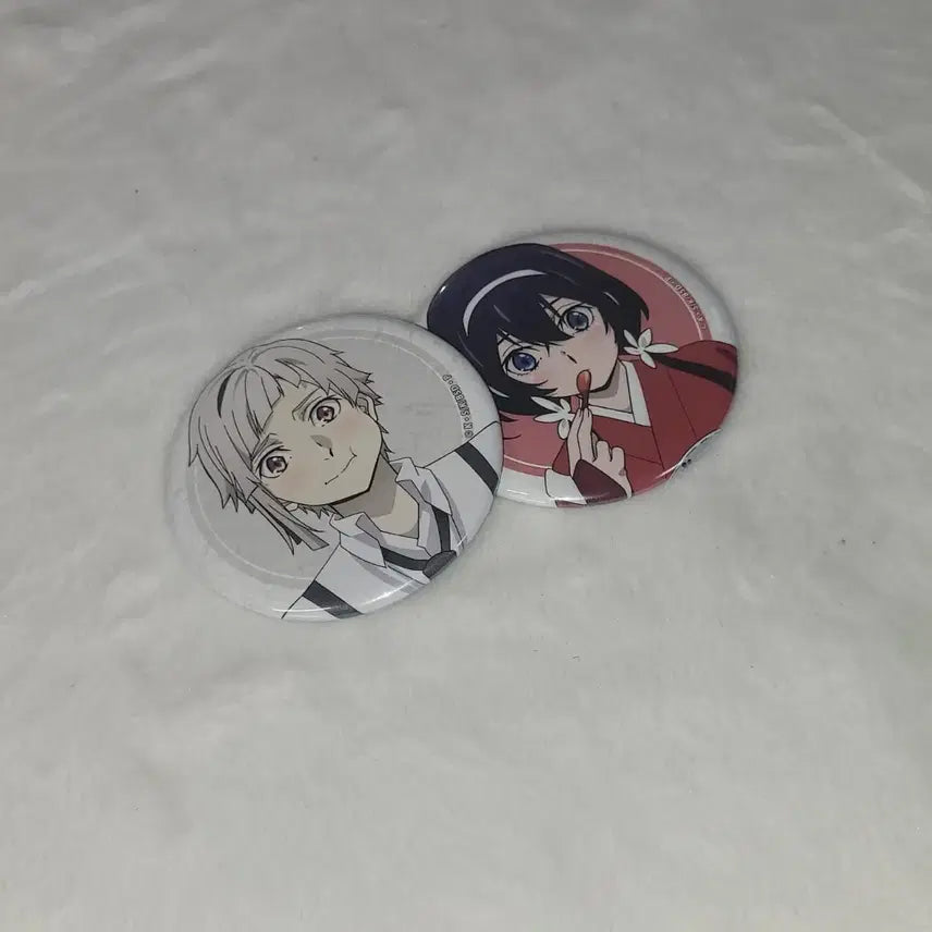 [BUNJANG] Bungo Stray Dogs Atsushi & Kyoka Can Badge Bundle Set / 문호 스트레이독스 아츠시 쿄카 캔뱃지 일괄 판매
