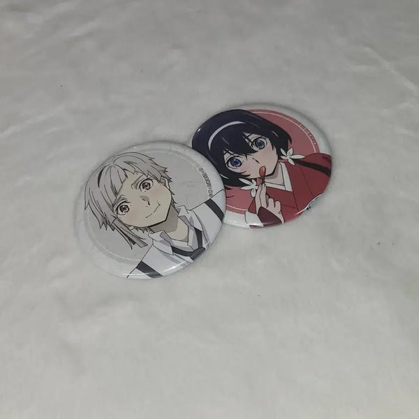 [BUNJANG] Bungo Stray Dogs Atsushi & Kyoka Can Badge Bundle Set / 문호 스트레이독스 아츠시 쿄카 캔뱃지 일괄 판매