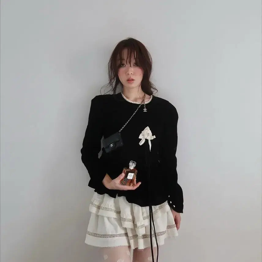 [BUNJANG] Pleta Velvet Shirring Blouse / 플레따 벨벳 셔링 블라우스