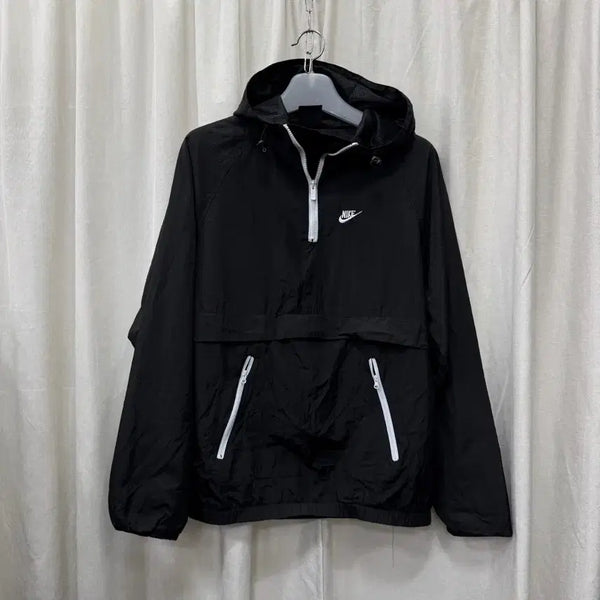 [BUNJANG] Nike Half-Zip Anorak Windbreaker Jacket Hoodie XL / 나이키 하프집업 아노락 바람막이 자켓 후드 XL