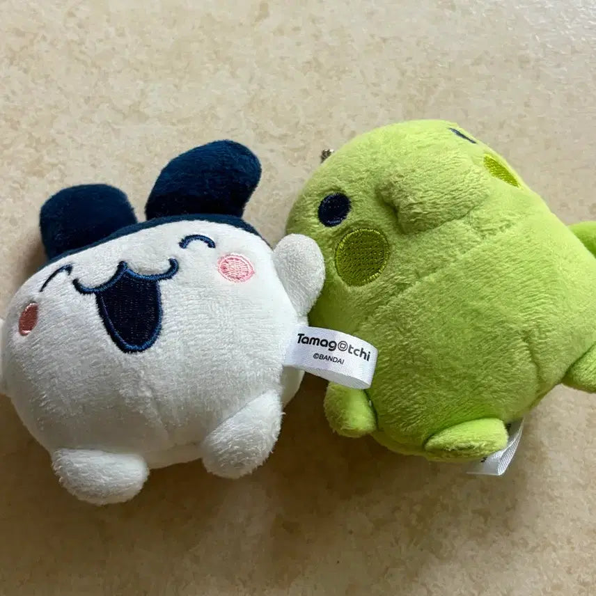 [BUNJANG] Tamagotchi Mimitchi Kuchipatchi Plush Keychain / 다마고치 미미치 쿠치파치 주댕치 인형 키링