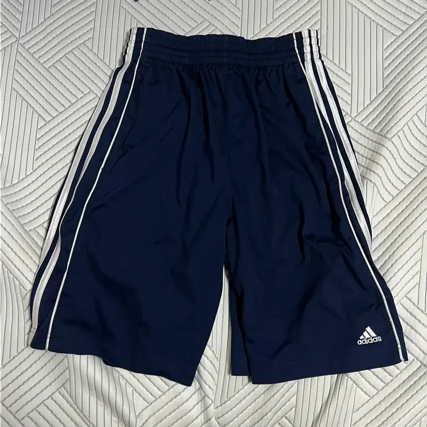 [BUNJANG] Adidas Vintage 5-Inch Shorts Navy S / 아디다스 빈티지 5부팬츠 네이비 S 반바지 팬츠 트레이닝복 Y2K