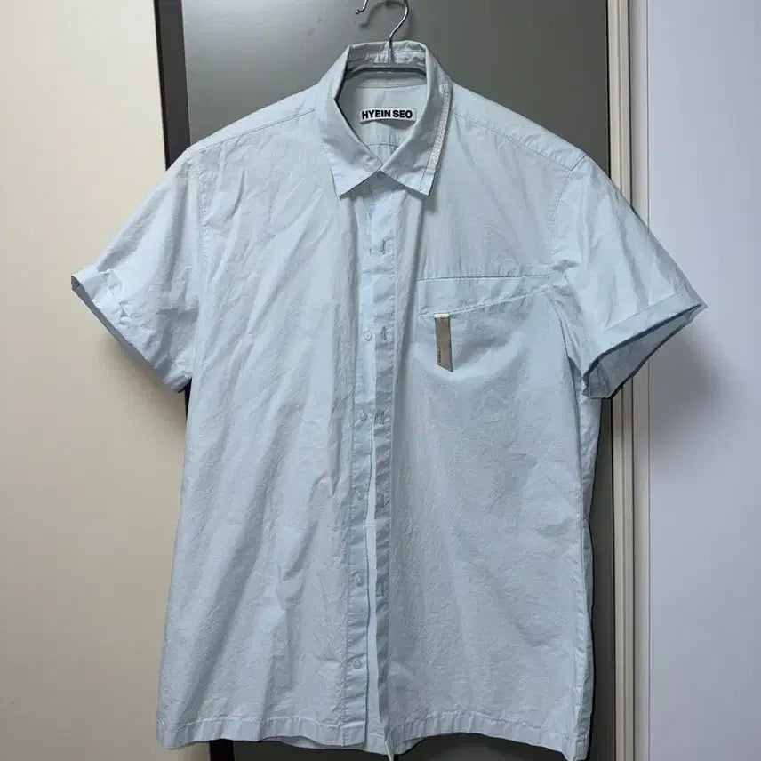 [BUNJANG] Hyein Seo Silver Pin Short Sleeve Shirt / Hyein seo Pin/ Shirt 혜인서 실버핀 반팔 핀 셔츠 3