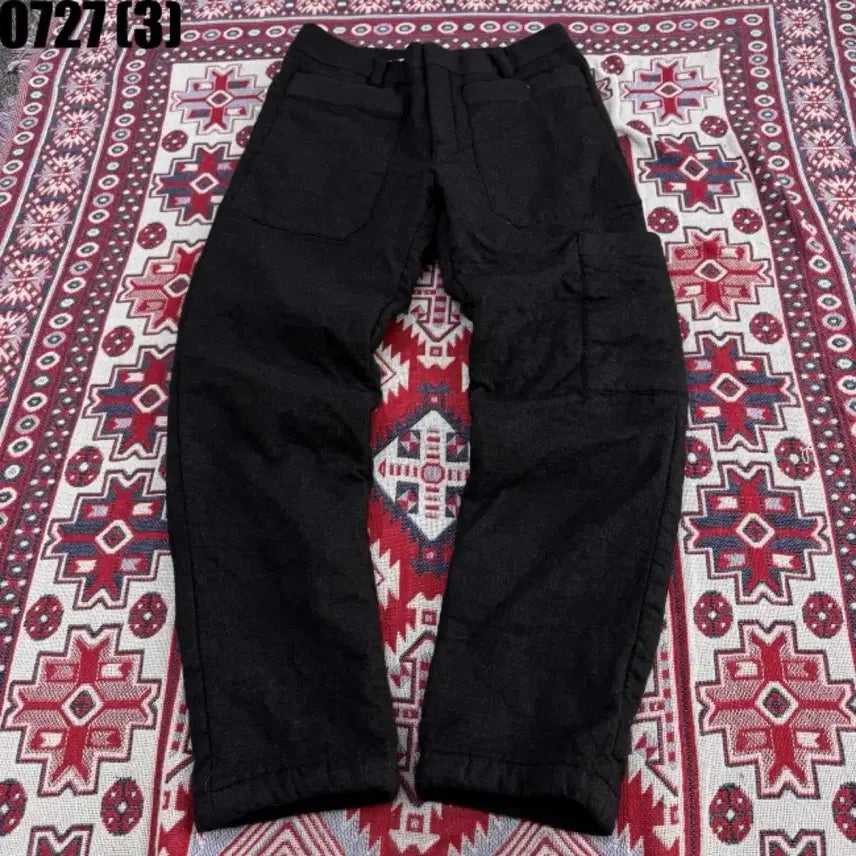 [BUNJANG] Zegna Black Cargo Pants / 제냐 검정색 카고 바지 7/27