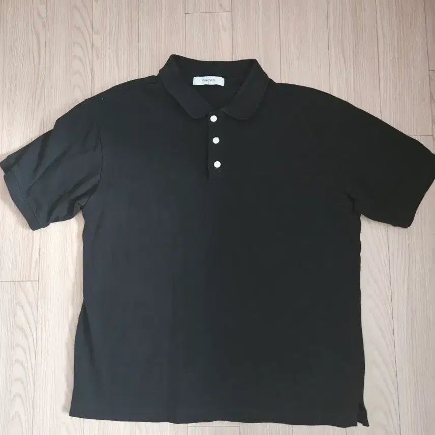 [BUNJANG] 8seconds Short-Sleeve Polo T-Shirt Black / [m] 에잇세컨즈 반팔 폴로 카라티 블랙