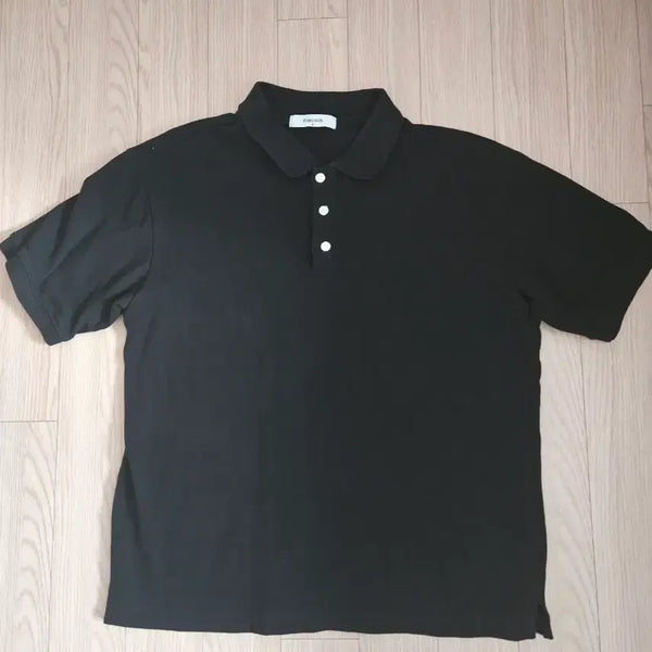 [BUNJANG] 8seconds Short-Sleeve Polo T-Shirt Black / [m] 에잇세컨즈 반팔 폴로 카라티 블랙