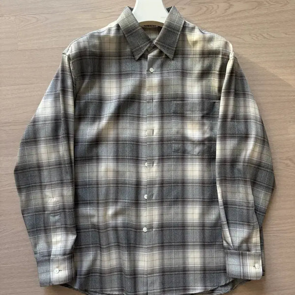 [BUNJANG] Our Legacy 22AW Check Shirt Brown / [판매, 3] 오라리 22aw 체크셔츠 브라운