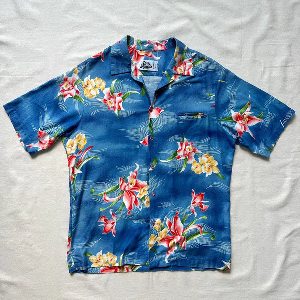[BUNJANG] Hilo Hattie Floral Hawaiian Shirt XL / Hilo Hattie 플로럴 하와이안 셔츠 XL USA made