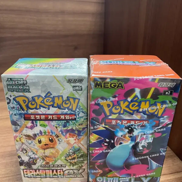[BUNJANG] Pokemon Card Game Scarlet & Violet Terastal Festa EX & Inferno X Box (Sealed) / 포켓몬카드 박스 테라스탈페스타ex, 인페르노x (슈링크o)