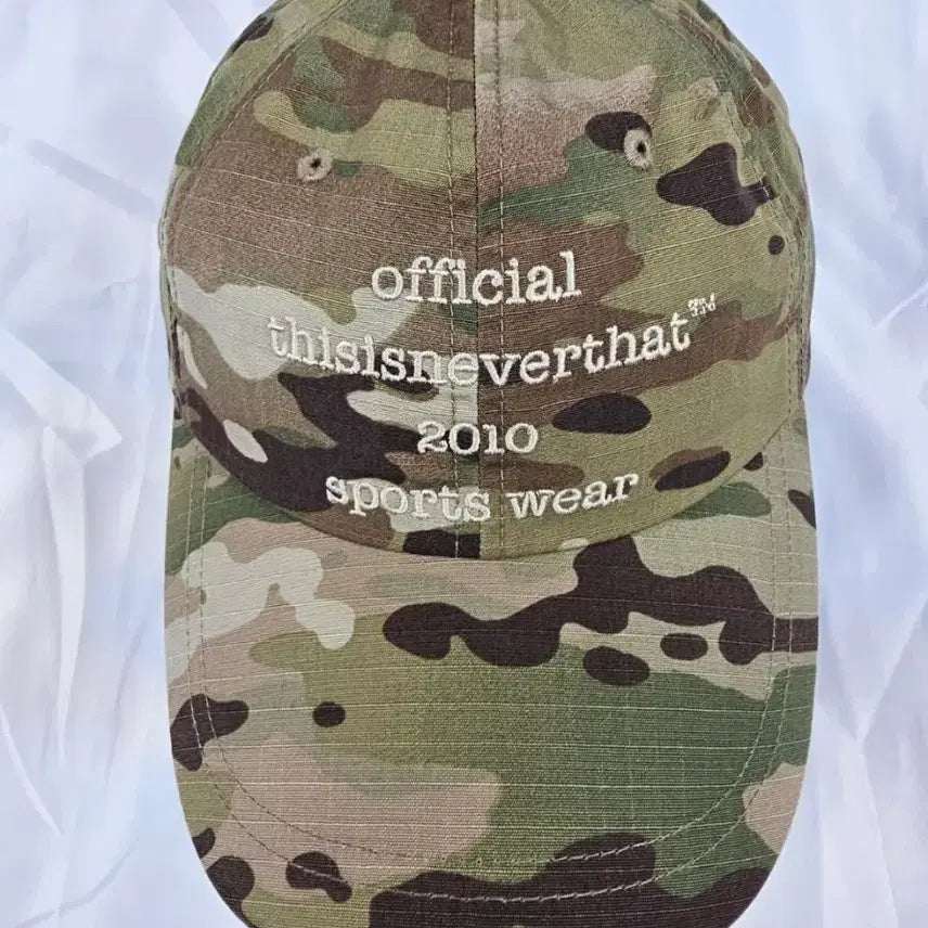 [BUNJANG] Thisisneverthat Camo Hat / 디스이스네버댓카모모자