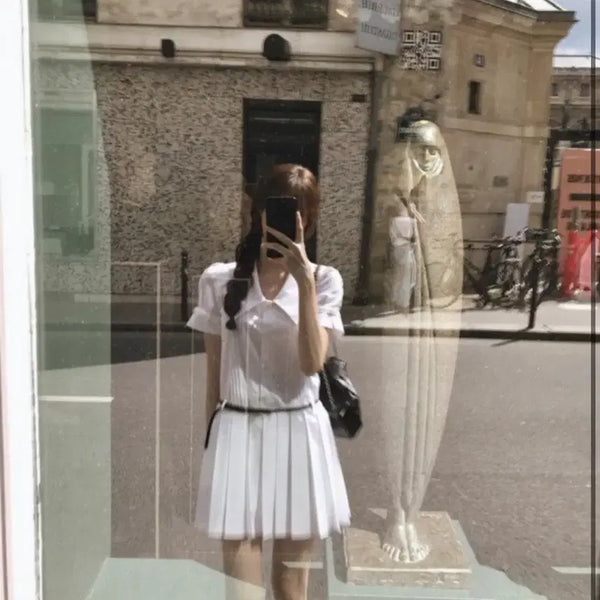 [BUNJANG] LaBelleBlanc Clara Pleated Dress / 라벨르블랑 클라라 플리츠 원피스