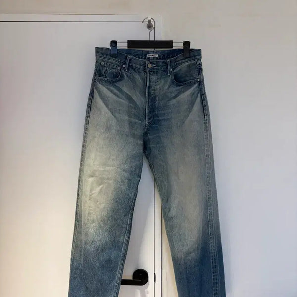 [BUNJANG] Auralee 25AW Selvedge Heavy Wide Denim Jeans (Size 32) / 오라리 25aw 셀비지 헤비 와이드 데님 32