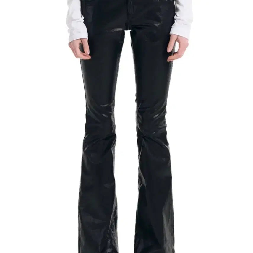 [BUNJANG] Bohemian Seoul Coated Cotton Bootcut Pants / 보헤미안서울) 코팅 코튼 부츠컷 팬츠