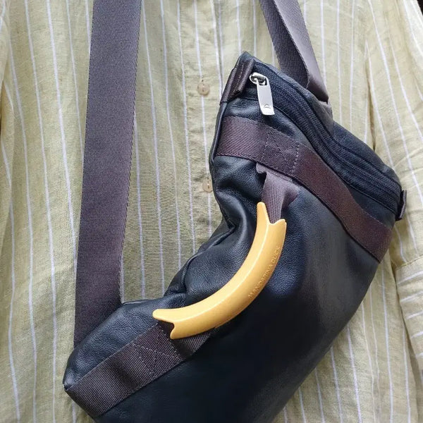[BUNJANG] Mandarin Duck Leather Crossbody Bag / 가죽 만다리나덕  백
