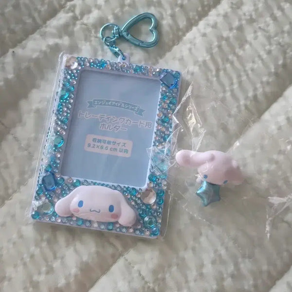 [BUNJANG] Sanrio Cinnamonroll Jeweled Photocard Holder Mini Figure Bundle / 산리오 포카홀더 미니 피큐어 시나몬롤 미개봉