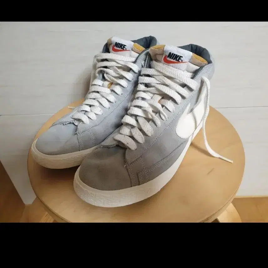 [BUNJANG] Nike Vintage Blazer High Light Grey Suede / 270 나이키 빈티지 블레이저 하이