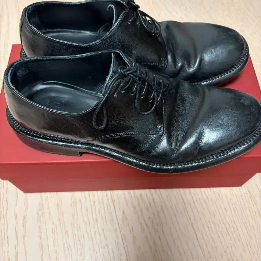 [BUNJANG] GRDS Blucher 08 Black Leather Shoes - Size 40 / 그라더스 grds 블루처 08 블랙 40 사이즈