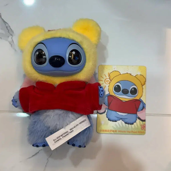 [BUNJANG] Pop Mart Stitch & Pooh Doll Keychain / 팝마트 스티치 푸 인형 키링