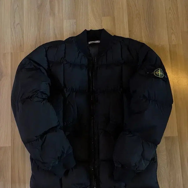 [BUNJANG] Stone Island Crinkle Reps Puffer Jacket / 스톤아일랜드 크링클랩스 패딩