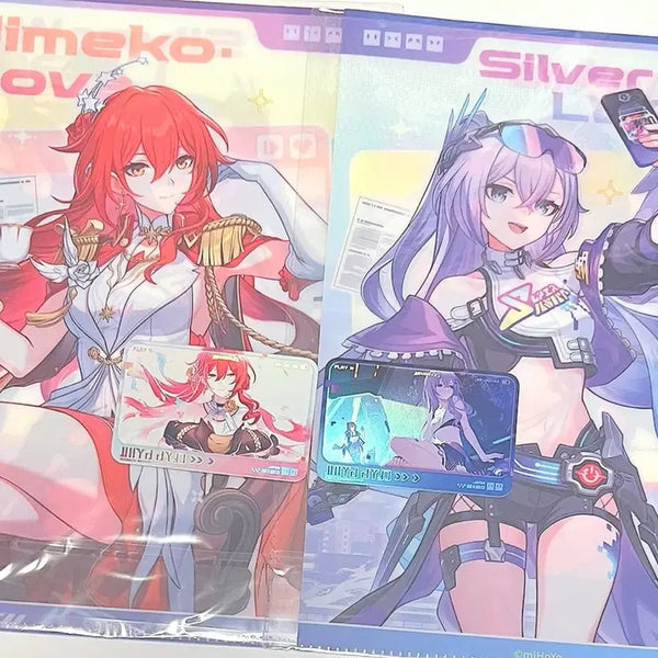 [BUNJANG] Honkai Star Rail Exhibition Exclusive Clear File & Photocard Set / 붕괴 스타레일 붕스 특전 클리어파일 클파 포카 은랑 히메코 세트