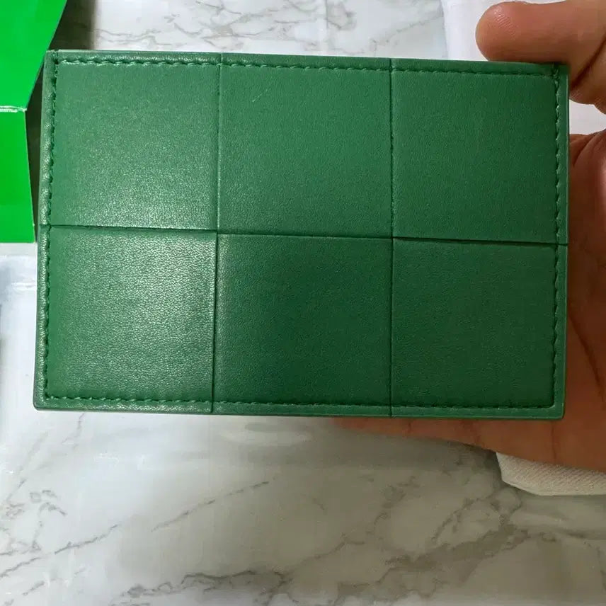[BUNJANG] Bottega Veneta Card Wallet Green / 보테가베네타 카드 지갑 그린