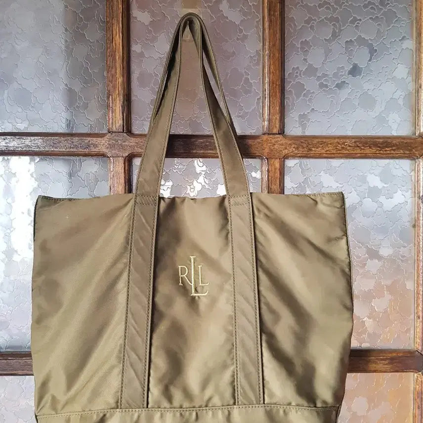 [BUNJANG] Ralph Lauren Khaki Shoulder Bag / 랄프로렌 숄더백 카키