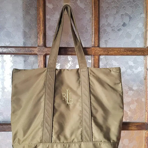 [BUNJANG] Ralph Lauren Khaki Shoulder Bag / 랄프로렌 숄더백 카키