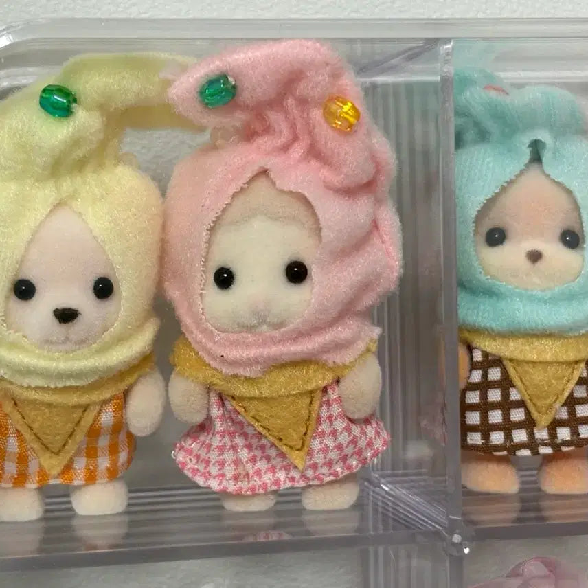 [BUNJANG] Sylvanian Families Ice Cream Trio Displayed Item / 박스o) 실바니안패밀리 아이스크림 트리오 개봉전시품