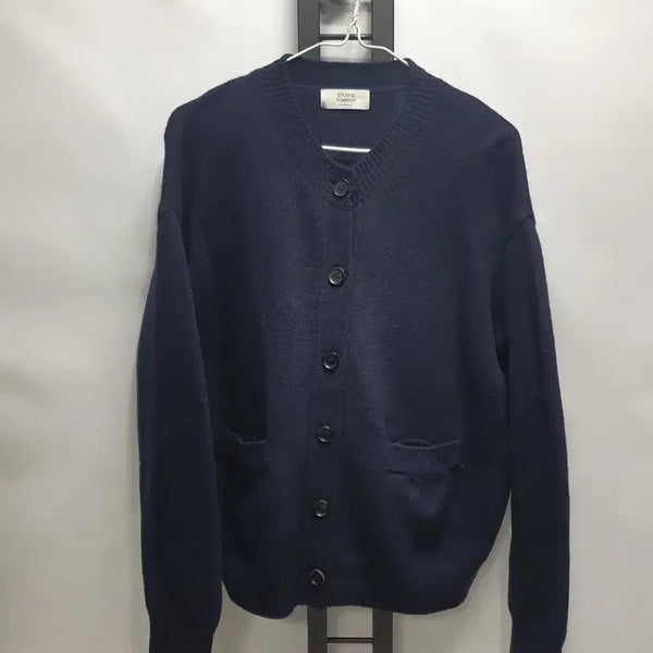 [BUNJANG] Studio Tomboy Henryneck Wool Blend Knit Cardigan Navy / 스튜디오 톰보이 가디건 헨리넥 울블랜드 니트 네이비 f