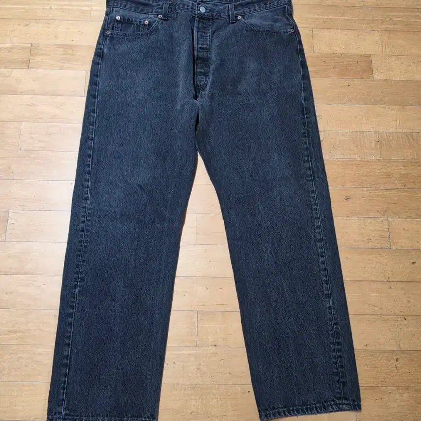 [BUNJANG] Levi's 501 90s Black Denim Jeans 40x30 / 리바이스 USA 90s 501 블랙 40x30