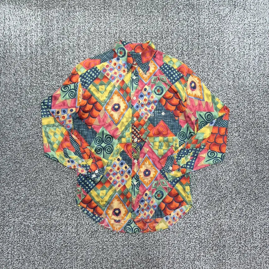 [BUNJANG] Givenchy 90s Vintage Geometric Pattern Shirt / MJ 빈티지9. 지방시(Givenchy) 90s 빈티지 기하학 패턴 셔츠