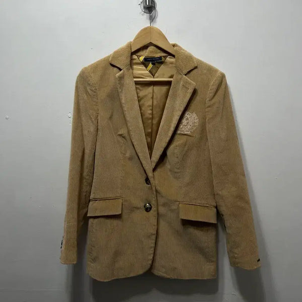 [BUNJANG] Tommy Hilfiger Corduroy Blazer Jacket Beige / 타미힐피거 코듀로이 블레이저 자켓 베이지 94