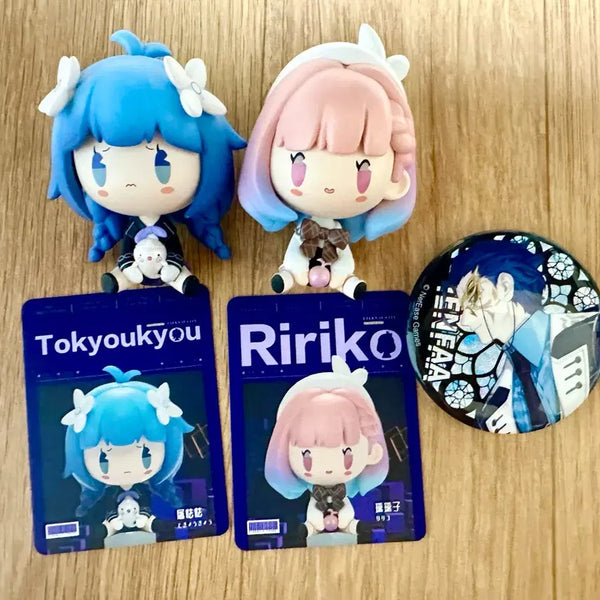 [BUNJANG] Lingual City Lilico Tokyokykyo Figure Brooch Bundle Set / 영원한 7일의 도시 영칠 리리코 토쿄쿄 피규어 안화뱃지 일괄