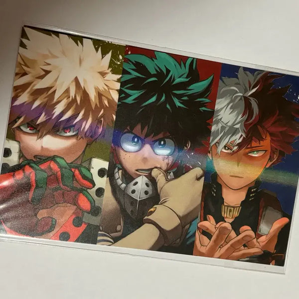 [BUNJANG] My Hero Academia Bakugo Shindou Aizawa Postcard Bundle Set Special Edition Sealed / 히로아카 신호등조 바쿠고 엽서 일괄 특전 미개봉 나히아