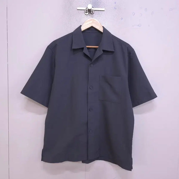 [BUNJANG] GU Men's 25SS Oversized Short-Sleeve Shirt - Medium / GU) 25ss 거의새거 남성 반팔 오버핏 셔츠 - M