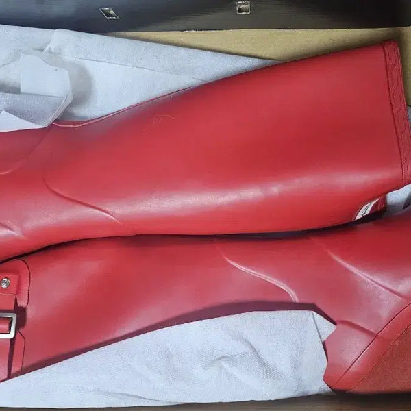 [BUNJANG] Hunter Red Rain Boots / 헌터레인부츠