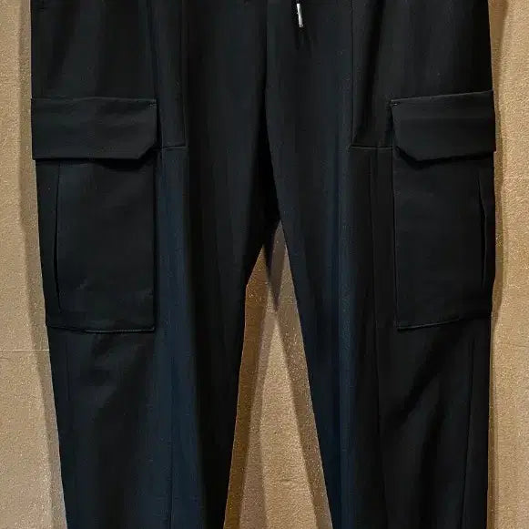 [BUNJANG] Time Homme Cargo Jogger Pants Black / 타임옴므 카고 조거팬츠