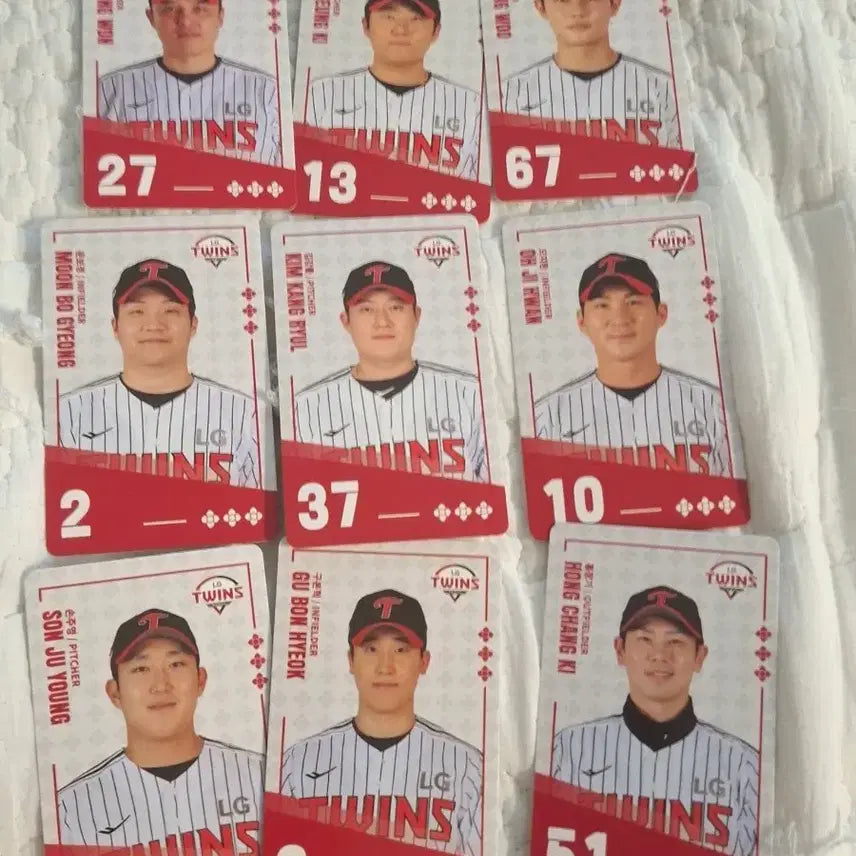 [BUNJANG] LG Twins KBO Paldo Bibimyeon Card Bundle Set / kbo 팔도비빔면 LG트윈스 카드 일괄