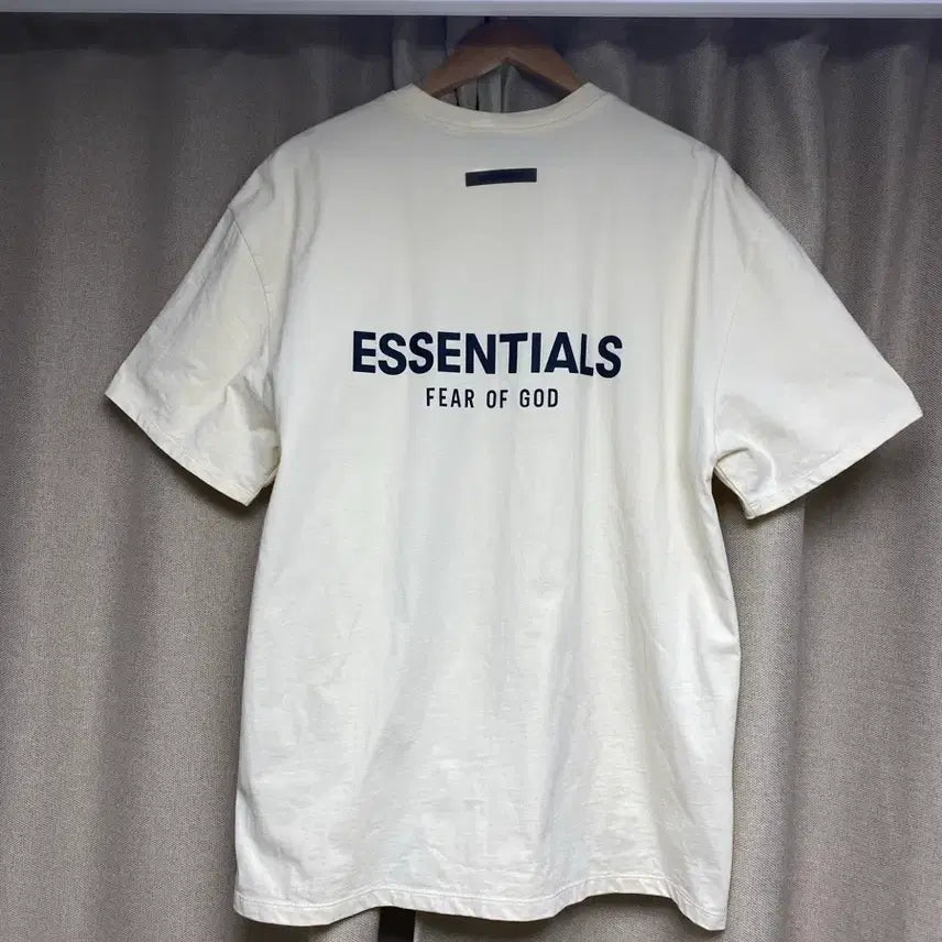 [BUNJANG] Fear of God Essentials Cream Short Sleeve T-Shirt L / [정품L] 피오갓 에센셜 반팔 크림 ESSENTIALS