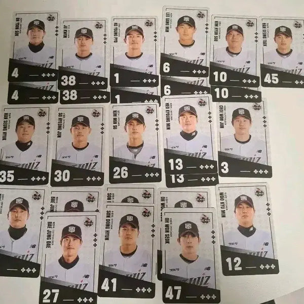 [BUNJANG] KBO Paldo Bibimyeon KT Wiz Card Bundle Set / kbo 팔도비빔면 카드 KT위즈 일괄