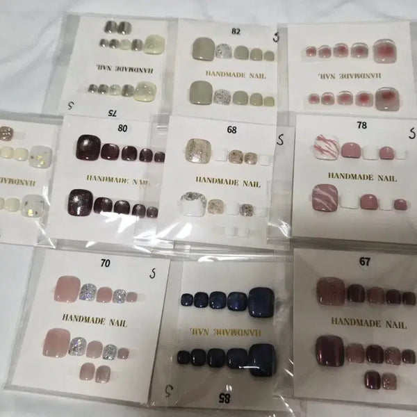 [BUNJANG] Pedicure Tips Set - Small (10 count) / 패디팁 10개 스몰